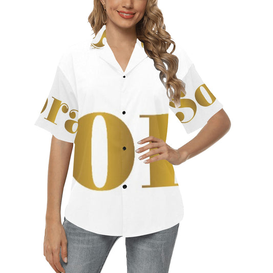 All Over Print Hawaiian Shirt for Women (T58)