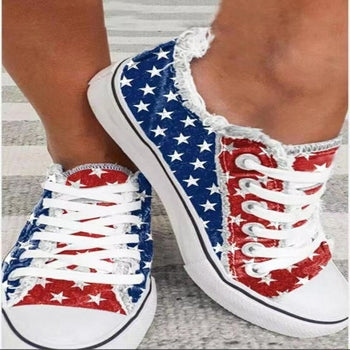 American Flag Casual Flat Unisex Sneakers